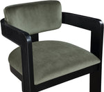 Sacha - Velvet Dining Chair With Black Base (Set of 2)