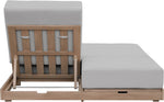 Solace - Olefin Performance Fabric Outdoor Patio Double Lounge Chair