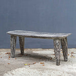 Fade To Black - Wood Bench - Black / White