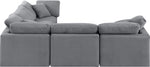 Indulge - Velvet 5 Piece Modular Corner Sectional