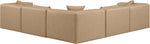 Cube - 5 Piece Modular Corner Sectional - Tan