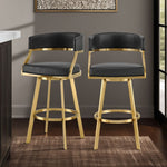 Saturn - Bar Height Bar Stool - Gold