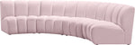 Infinity - 4 Piece Velvet Modular Sectional