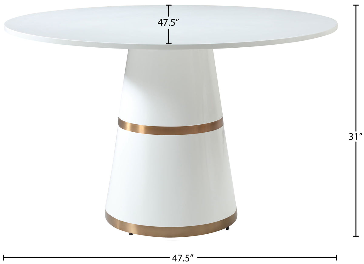Hans - Dining Table - White