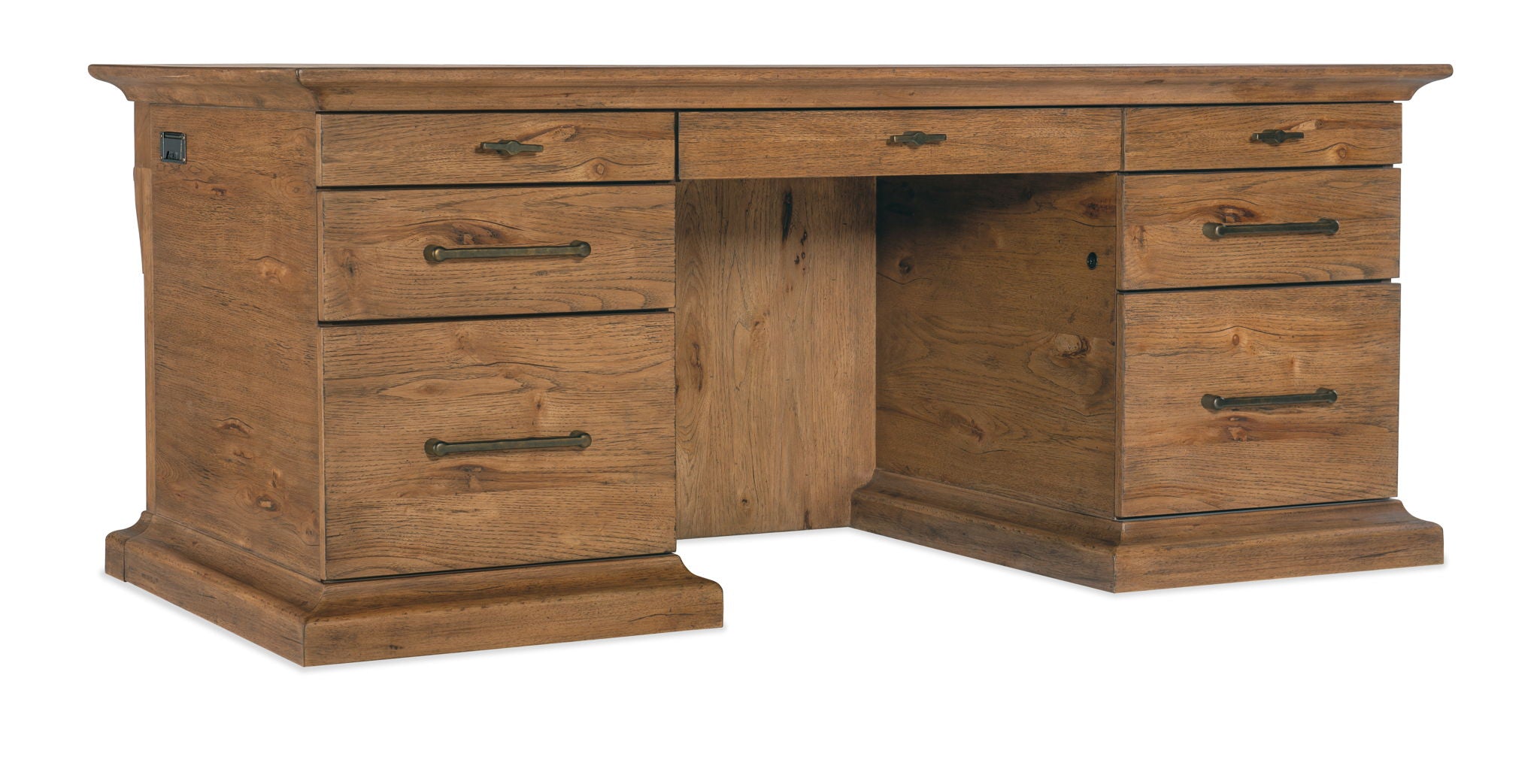 Big Sky - Executive Desk - Light Brown