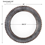 Tanaina - Round Mirror - Silver