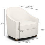 Cettie - Performance Velvet Accent Chair