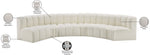 Arc - Faux Leather 6 Piece U-Shaped Modular Sofa