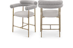 Blake - Counter Stool With Bronze Legs (Set of 2)