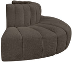Arc - Boucle Fabric 4 Piece Modular Sofa