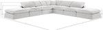 Comfy - 7 Piece Velvet Modular Corner Sectional