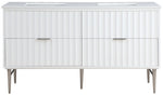 Modernist - Bathroom Vanity With Chrome Legs
