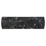 Estella - Server With Marble Top - Black Natural Marble Top & Walnut