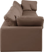 Comfy - Faux Leather Modular Sofa 4 Seats