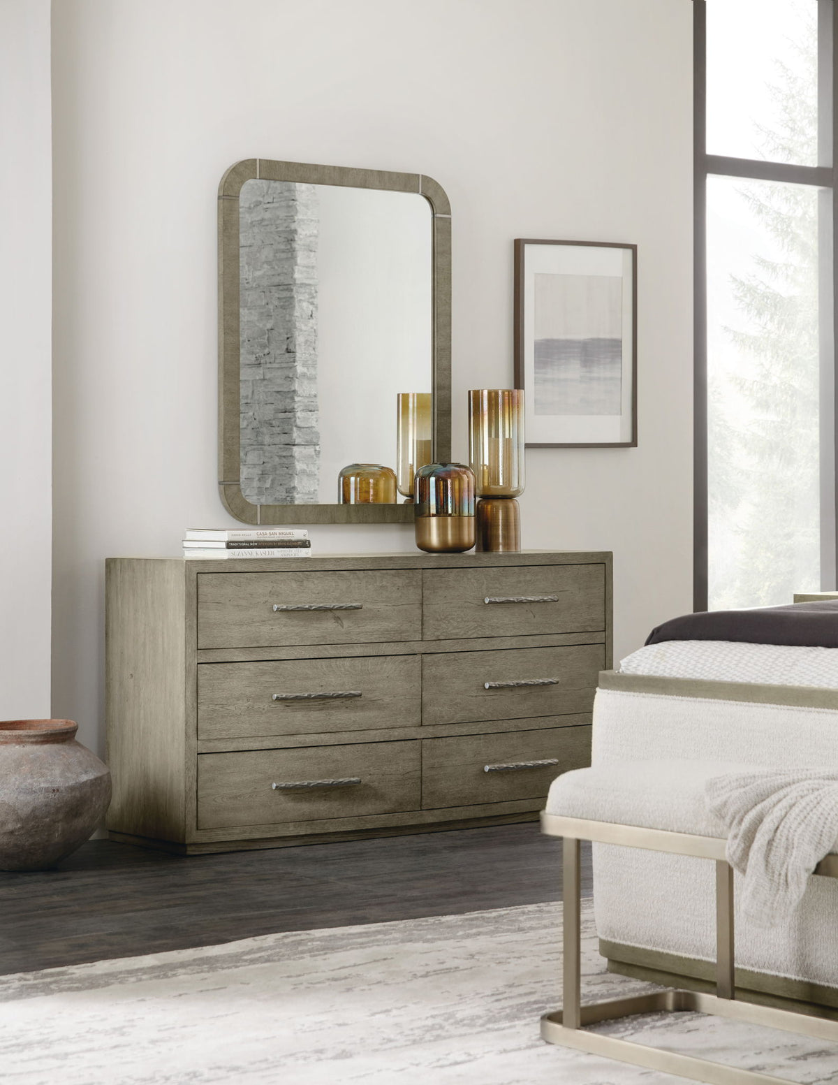 Linville Falls - Chimney Gap 6-Drawer Dresser - Gray