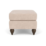 Moxy - Fabric Ottoman, Round Turned Legs