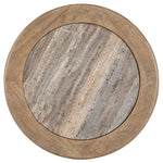Vineyard Row - Round Pedestal End Table - Light Brown