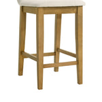 Annikah - Modern Transitional Wood Counter Height Kitchen Bar Stool