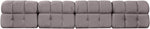 Orin - Velvet 5 Piece Modular Sectional