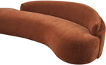 Caspian - Chenille Fabric Upholstered Loveseat