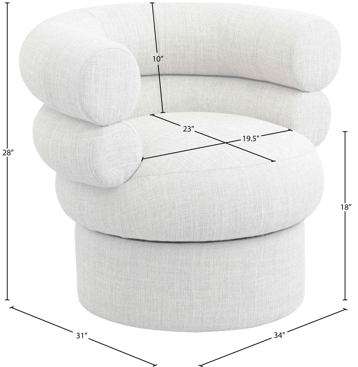 Valentina - Accent Swivel Chair