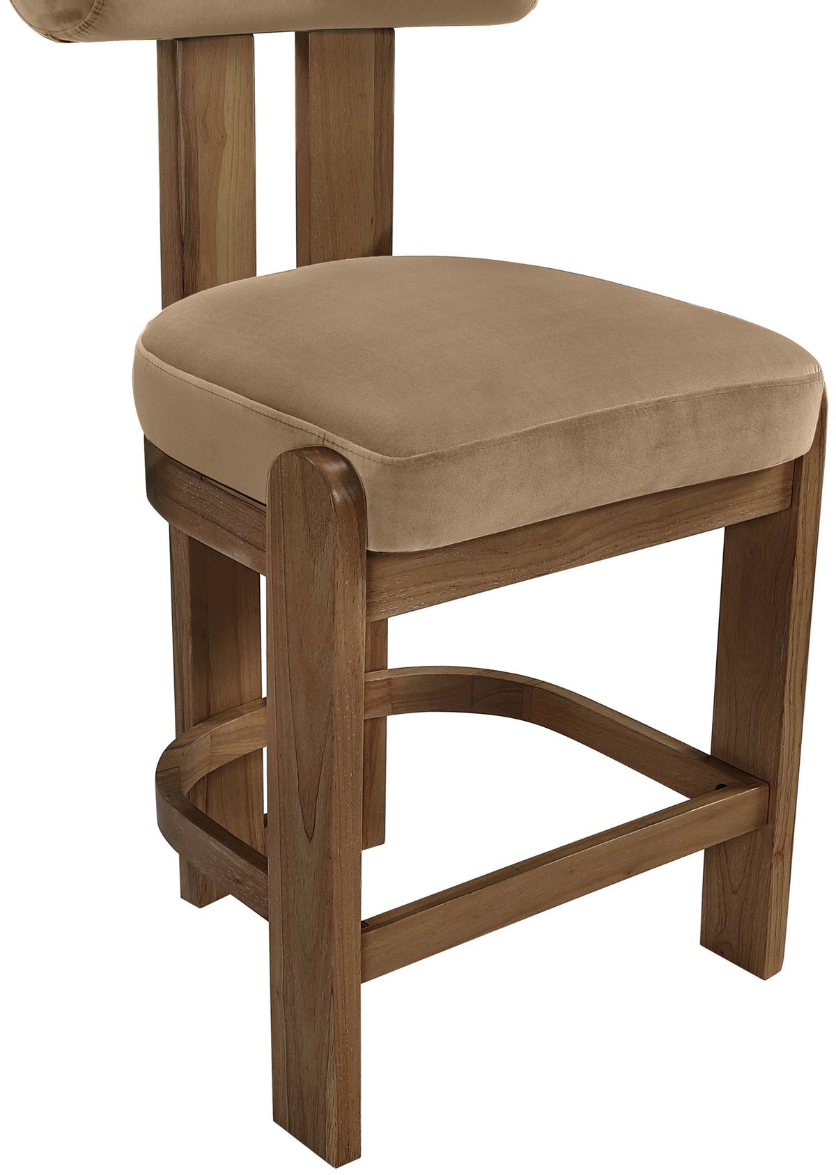 Arienzo - Velvet Upholstered Counter Stool (Set of 2)