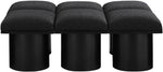 Pavilion - 6 Piece Modular Bench With Black Base