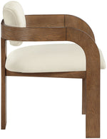 Cedra - Velvet Performance Fabric Upholstered Dining Chair (Set of 2) - Brown Frame