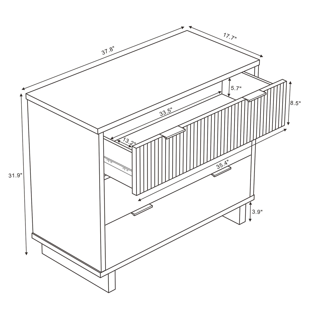 Manhattan Elara - Solid Wood Dresser