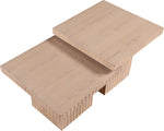 Spencer - 18" Oak Veneer 2 Piece Coffee Table