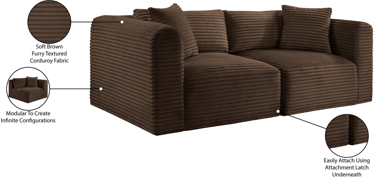 Shaggy - 2 Seat Modular Sofa