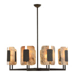 Open Book - Pendant - Dark Bronze / Beige
