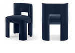 Zuno - Velvet Performance Fabric Upholstered Dining Chair (Set of 2)