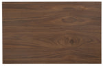 Home Office - Two-Door Cabinet - Dark Brown
