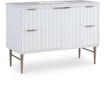 Modernist - Bathroom Vanity With Chrome Legs