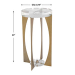 Kolkata - Accent Table - Brass