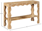 Vassa - Burl Veneer Console Table