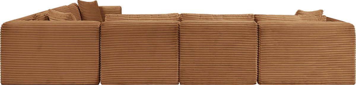 Shaggy - Fabric 6 Piece Modular Corner Sectional