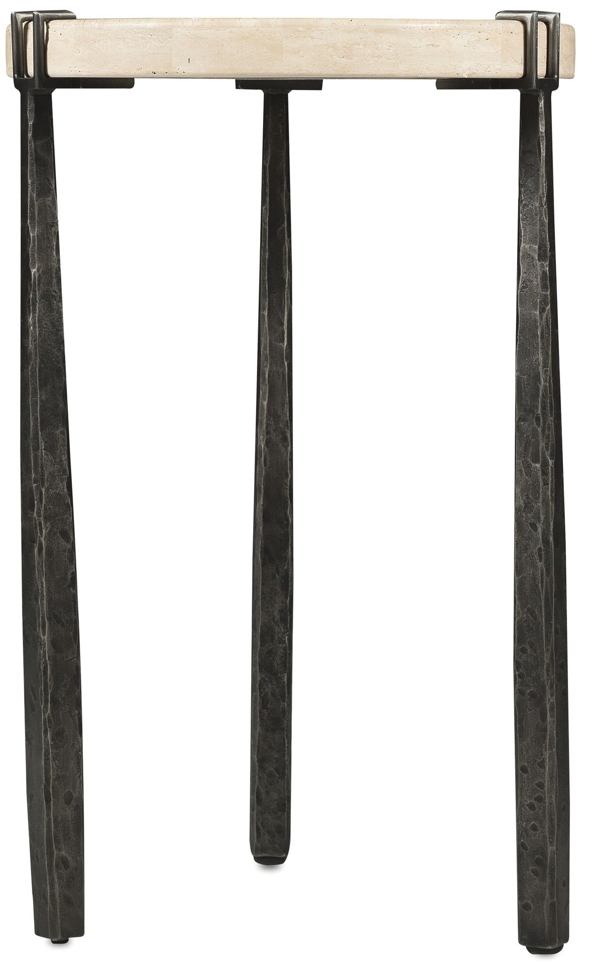 Driftwood - Metal Spot Table - Beige / Gray