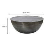 Conga - Coffee Table - Antique Zinc
