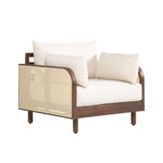 Wavefront - 4-Piece Outdoor Conversation Set With Cushions