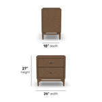 Verona - Nightstand - Light Brown