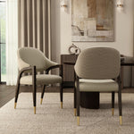Manhattan Collette - Wood Upholstered Armchair