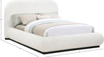 Vaughn - Boucle Bed With Black Base