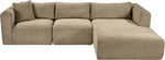 Shaggy - Fabric 3 Piece Modular Sectional