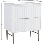 Modernist - Bathroom Vanity With Chrome Legs