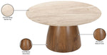 Liona - Marble And Mango Wood Table