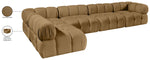 Orin - Velvet 5 Piece Modular Sectional