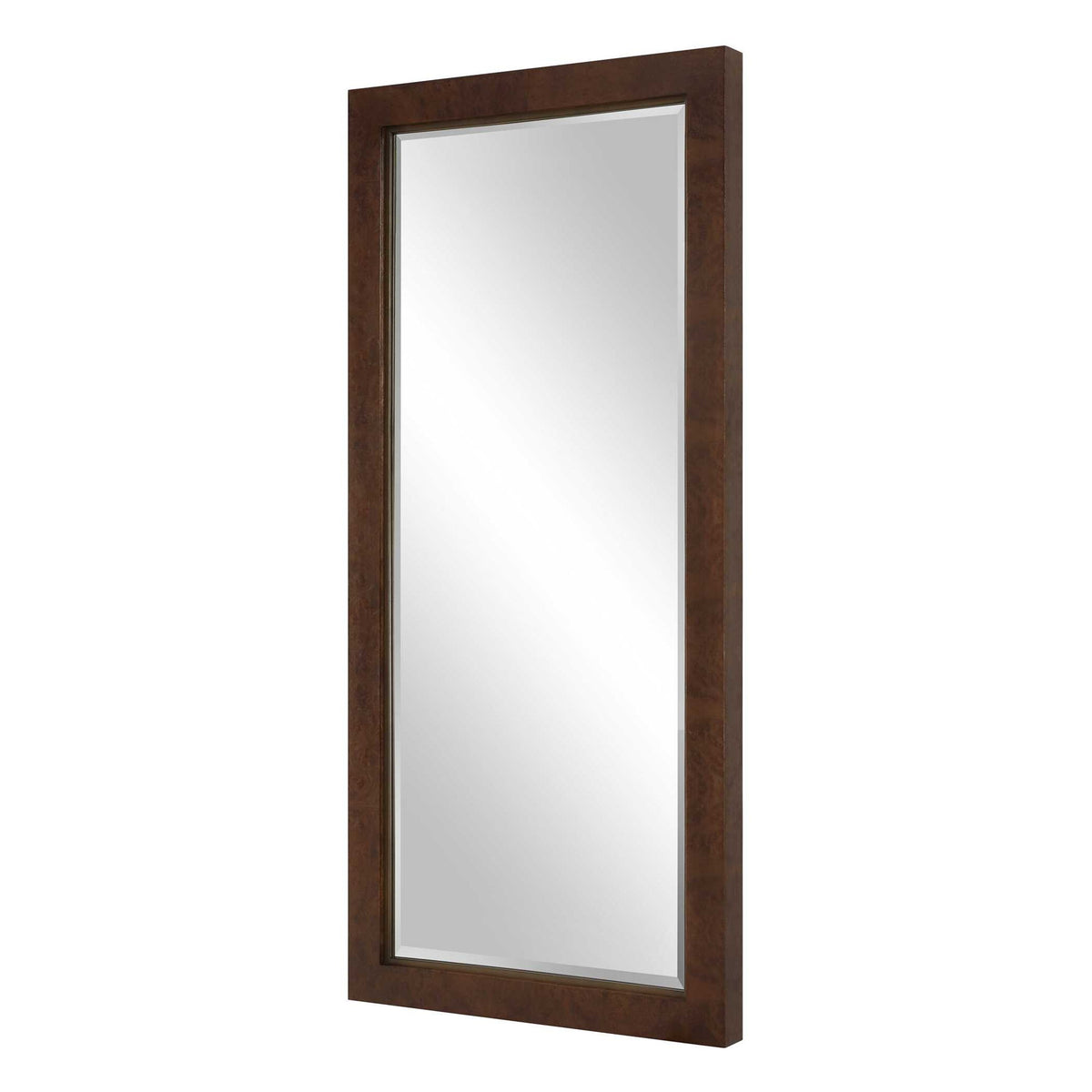 Durant - Tall Wood Mirror - Brown