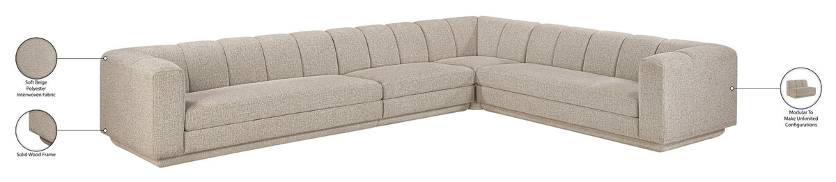 Modari - Sectional - Beige